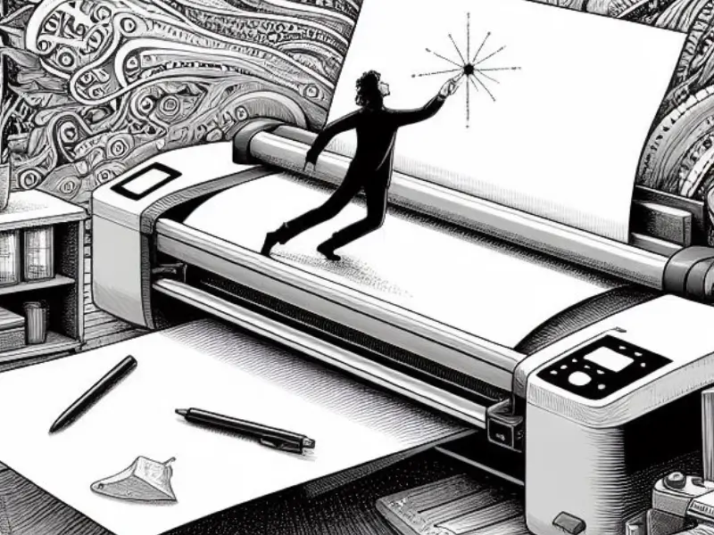 Isla de papel Impresión y digitalización fine art