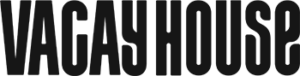 Logotipo tipográfico compuesto por la palabra VACAYHOUSE en mayúscula
